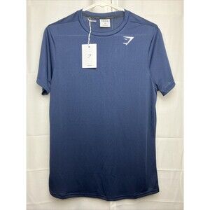 Gymshark Men’s Blue XS Arrival T Shirt Navy Blue NWT